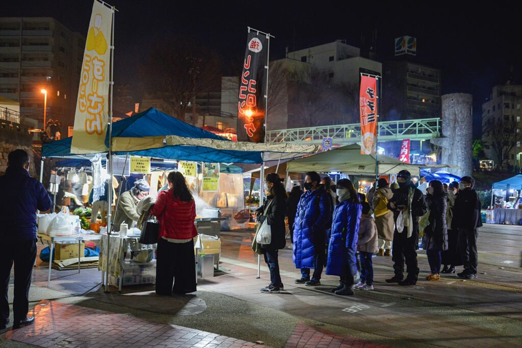 備前岡山京橋朝市「初市」