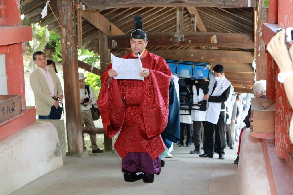 秋季大祭 七十五膳据神事